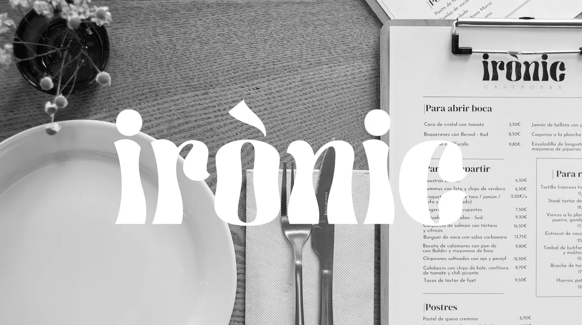 Irònic — Brand identity