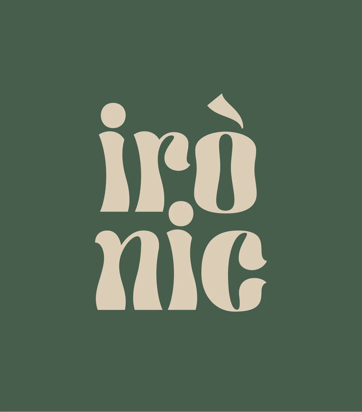 Irònic brand identity by Xevi Machado — restaurant, Palafrugell, Catalonia (01)