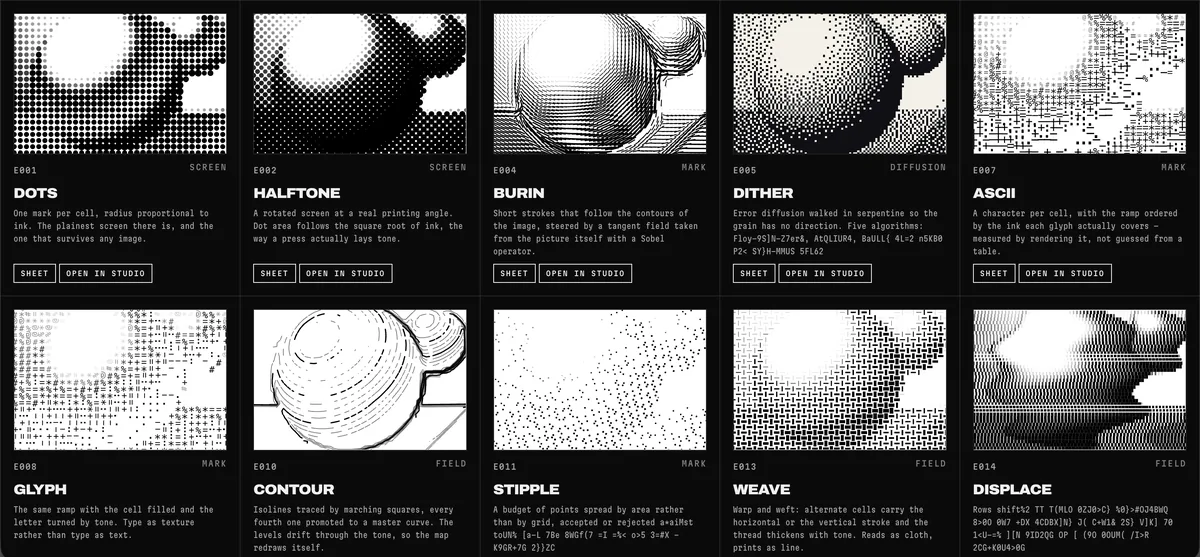 Artlab product, identity & front-end by Xevi Machado, generative design tools, Amsterdam (03)